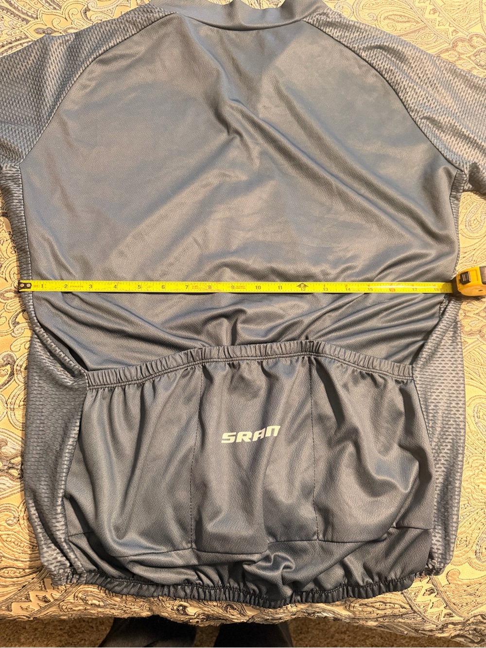 SRAM Blue-gray Cycling Jersey with Full Zip - Picture 7 of 8